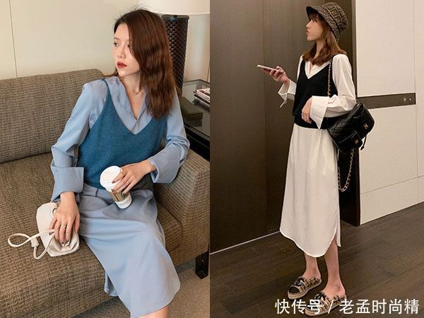 不会穿衣搭配就试试套装吧,轻轻松松的时尚感