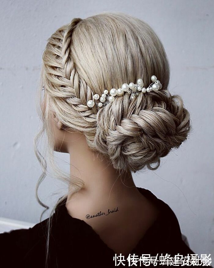 发型 65张编发照片,这哪是编头发分明是画画,图3这发型一次要半天
