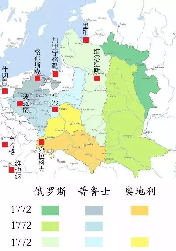 四战之地|波兰处四战之地,历史四次被强邻瓜分