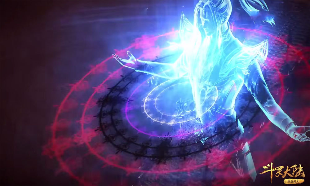 武魂真身|斗罗大陆:唐三突破70级吸收两个十万年魂环?三红好震撼,帅爆