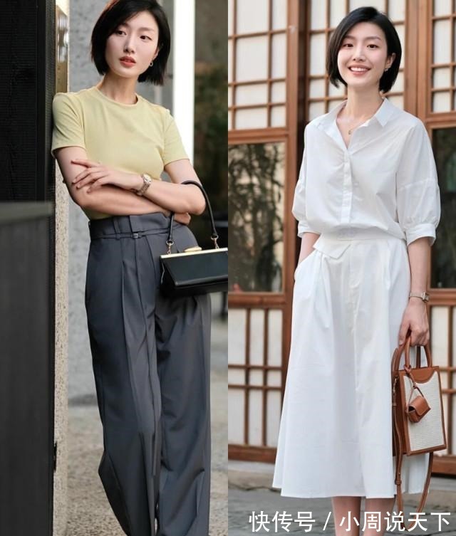 路人感 女人顶级的时尚感来源于内里,瞧这些博主,穿搭简约却气质高级!