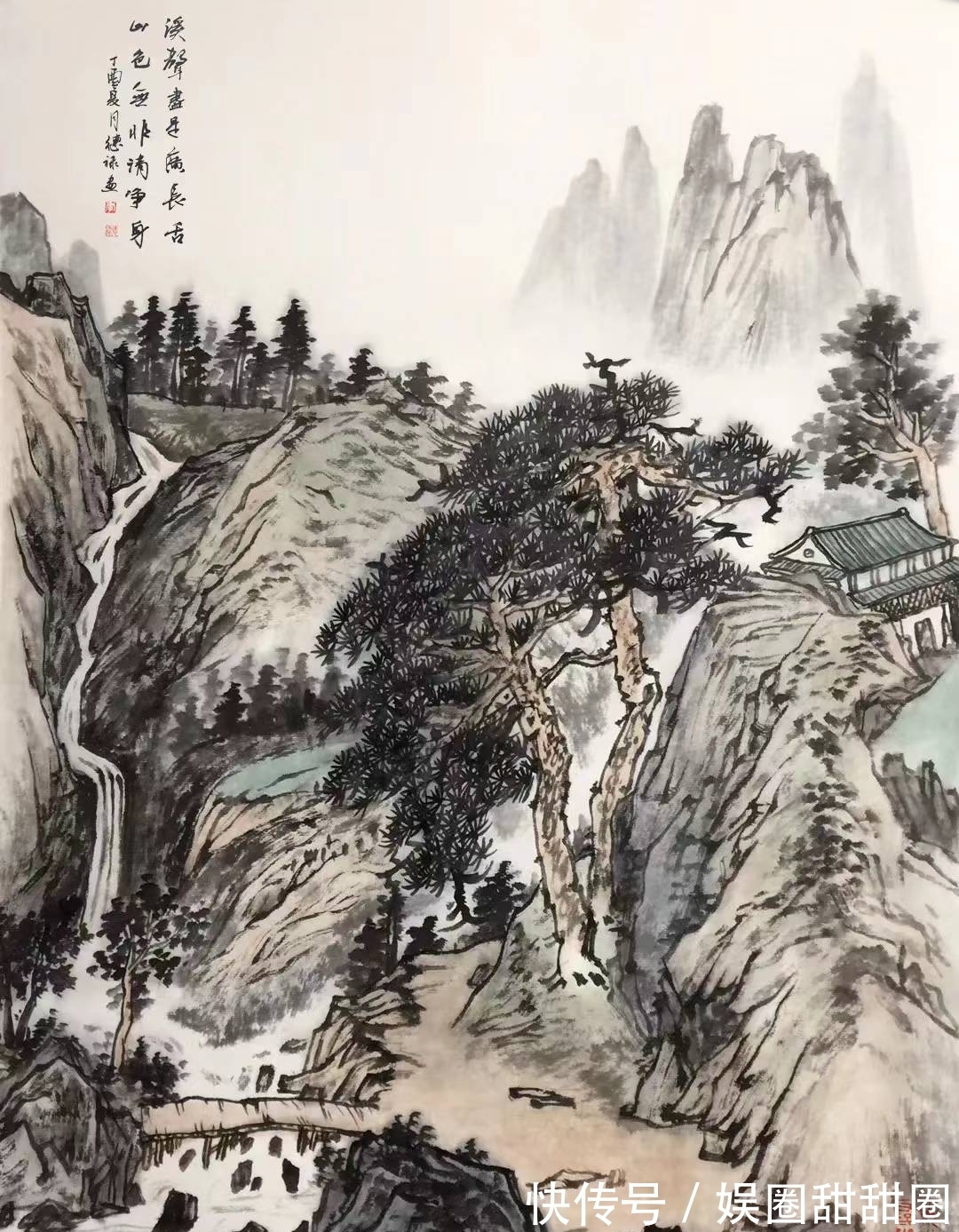 幅幅|李德禄山水画作品集,幅幅都美不胜收、气势磅礴