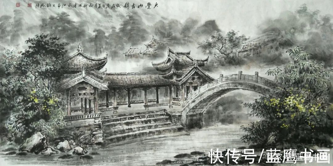 峰峦叠嶂$「青山叠翠势磅礴,祥云流水意辽阔」走进张志新的山水世界