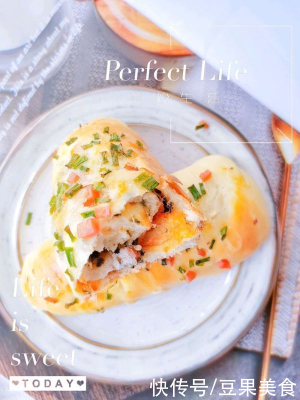 冬日里来一道香葱海苔肉松面包卷 保你一天元气满满 全网搜