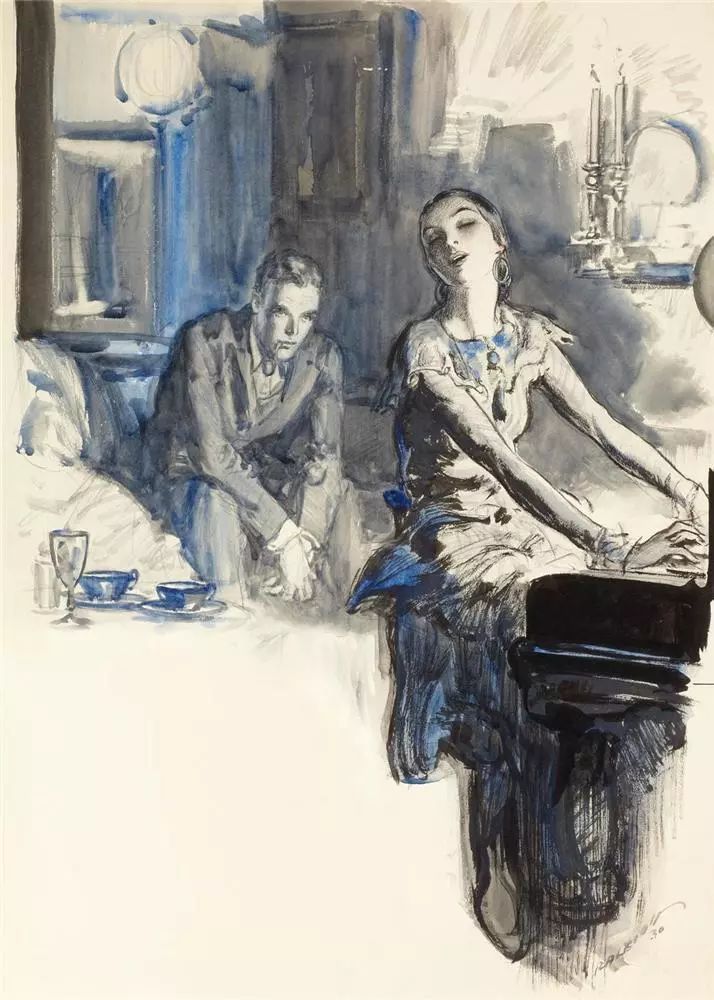 上流社会@美国最伟大的插画家,记录了上流社会的男男女女纸醉金迷的情景