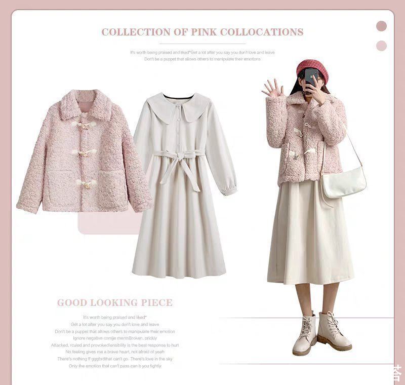  治愈|粉色才是冬季最时髦的打开方式！上身温柔又治愈，男生看了都喜欢