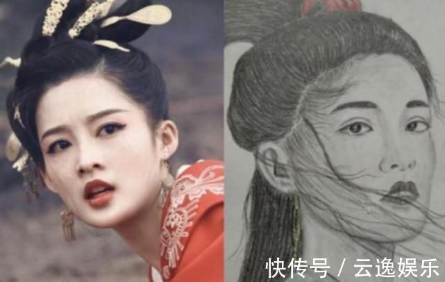 杨幂$当“菜鸟”美术生画明星,赵丽颖眼睛像铜铃,肖战与画像毫无关系