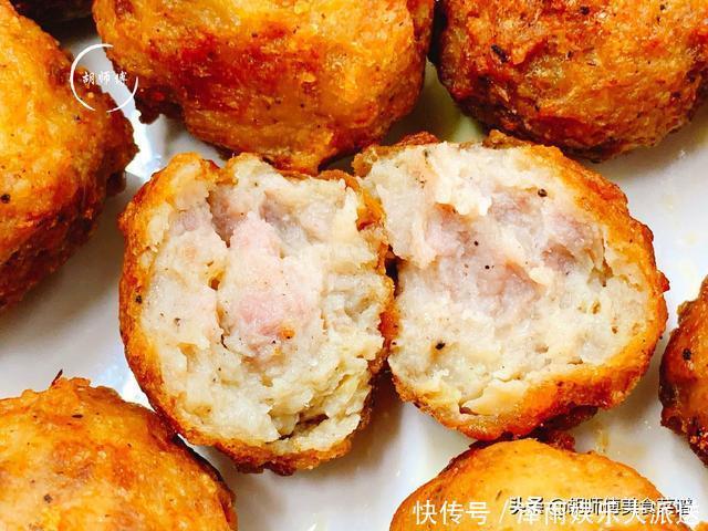  炸肉丸时，放淀粉是大忌！厨师长：牢记3点，肉丸不散，还没腥味