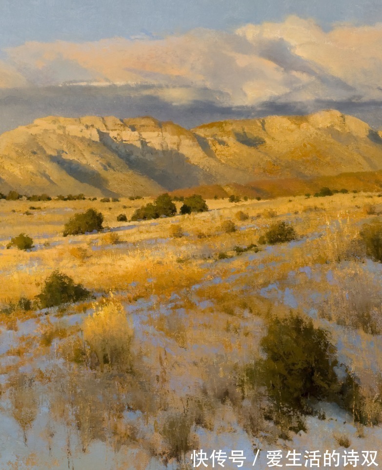 卢伯克$大卫·格里芬的风景油画高清图,放大看,更迷人