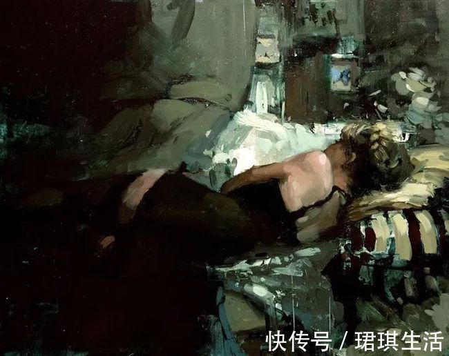 艺术家$艺术家杰里米·曼恩的油画,颜色既生动又大气!