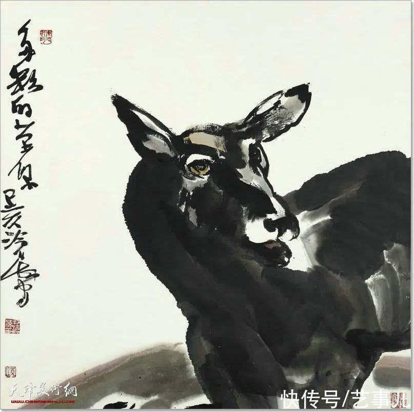 山静居画论#尹沧海教授动物系列作品欣赏:富有诗意的意象世界