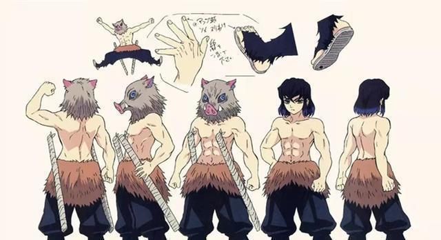 我妻善逸|鬼灭之刃:原稿人物公开,悲鸣屿是最壮的角色,无惨的指甲是重点