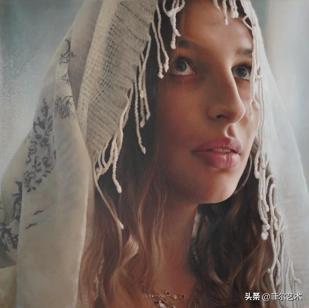 安妮·罗达!法国画家安妮·罗达超高清、超写实人物油画作品欣赏