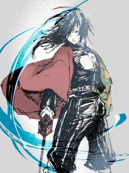 画师绘制|日本画师速写《鬼灭》同人,笔触简单却活灵活现,这就是大师吧?