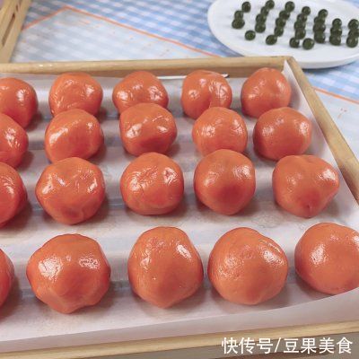 柿子|今年必须做的好柿花生月饼