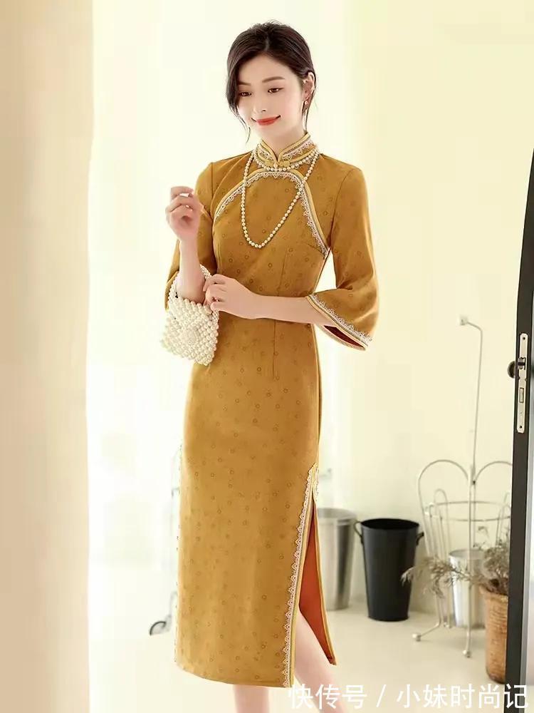 女子|优雅旗袍杀,麂皮绒旗袍给你意想不到的惊喜!彰显优雅以及贵气!