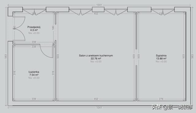 拆除|她买下48㎡小公寓，将墙全拆除，用玻璃做隔断，美翻