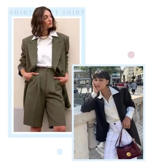 衬衫＋薄外套，今年开春千万不要这么穿，太美了！