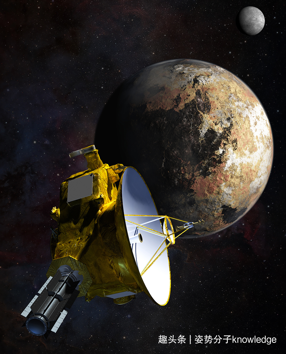 地平线号 哈勃望远镜也怕“光污染”，唯一的办法，就是像它一样离开太阳系