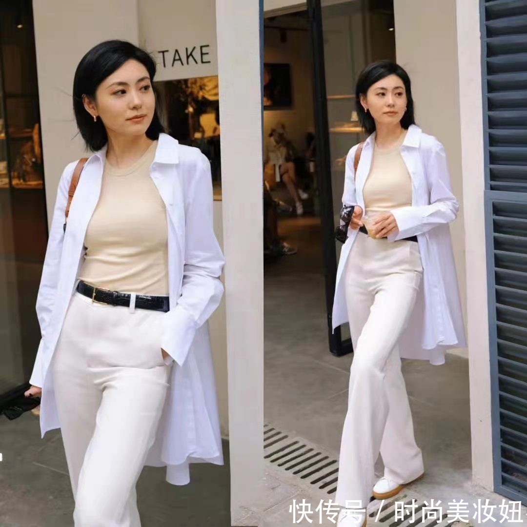 风采|40岁女人穿衣要显“气质”,极简穿搭高级大气,简单好学还舒适