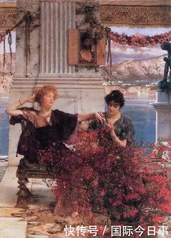 晚期|十九世纪晚期英国著名画家Alma Tadema