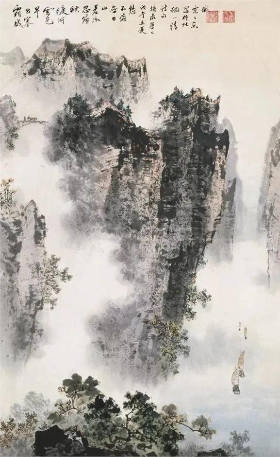  清清|这清清淡淡的山水，太养眼了，让你看一眼就爱上！