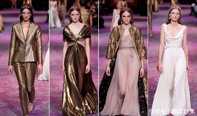 看完迪奥2020年发布的77套时装,我只想说4个字“金碧辉煌”