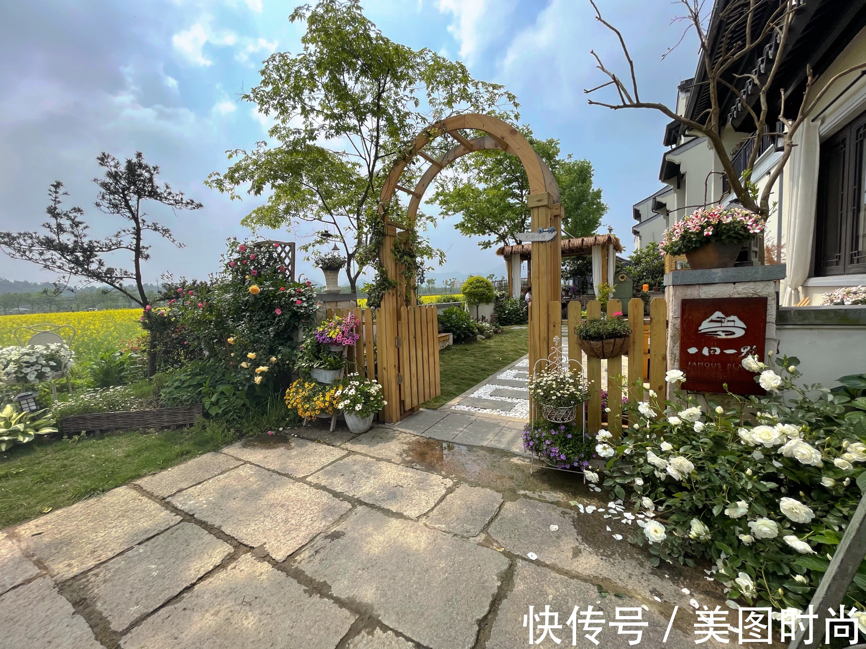 小院|80㎡最美乡村别墅小院,全由自己亲手布置设计,超有成就感