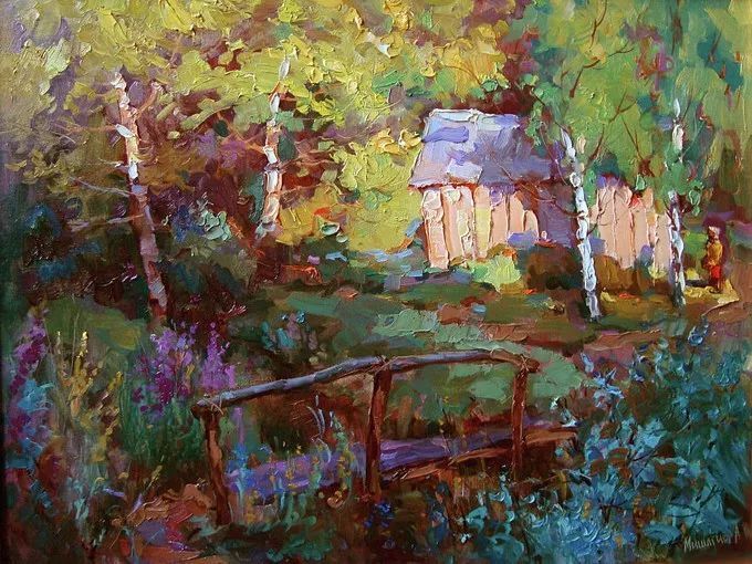 油画&浓郁的色彩,俄罗斯画家安德烈·米沙金的风景油画(二)