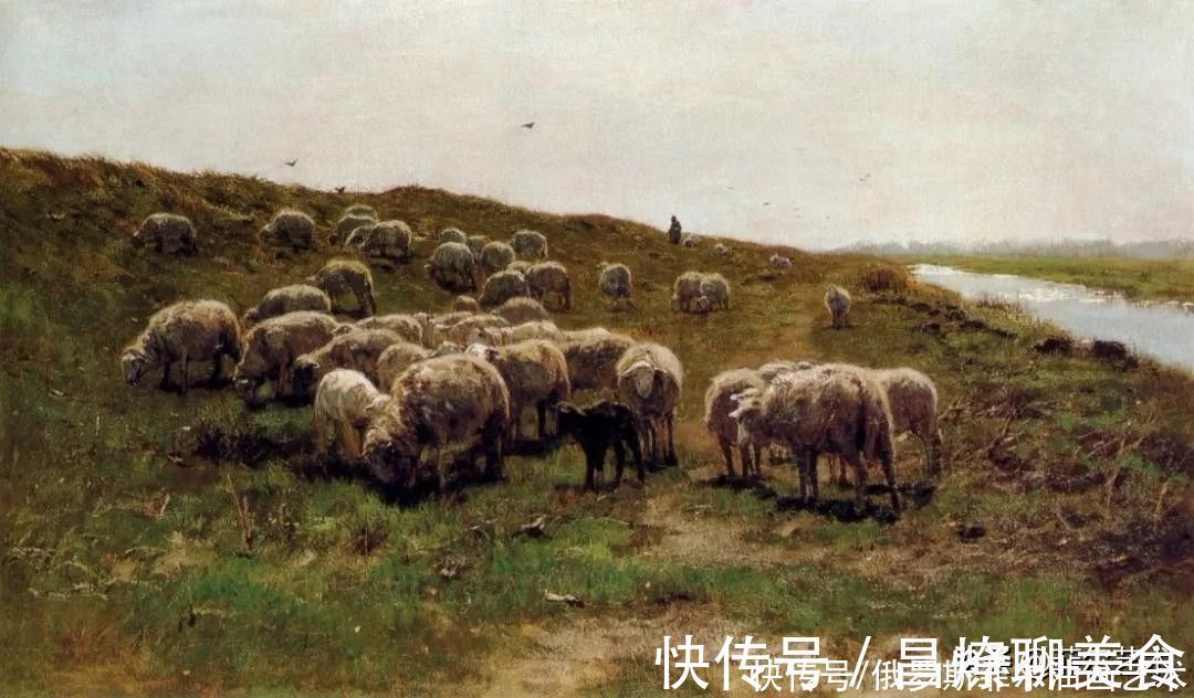 莫夫@荷兰画家，海牙画派的代表人物~梵高妹夫的风景油画作品欣赏