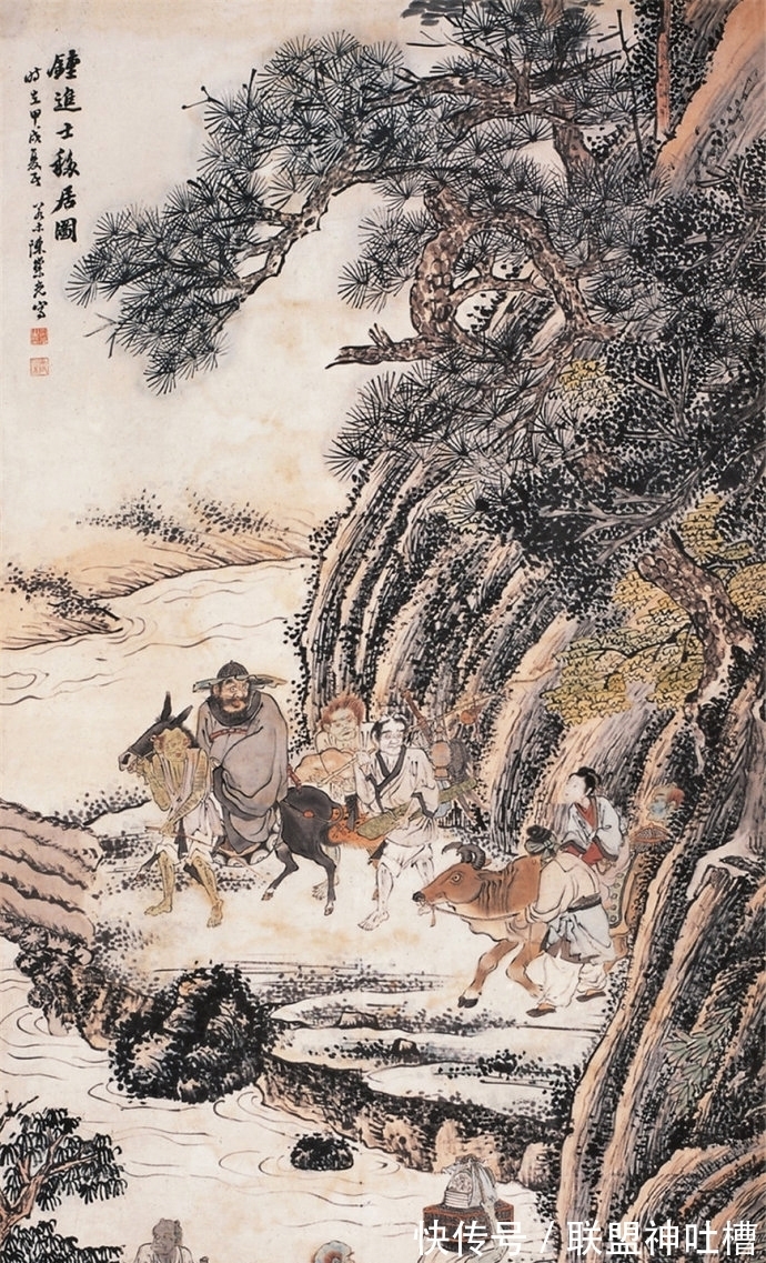 绘画&传奇画家，生平坎坷，陈崇光山水画欣赏