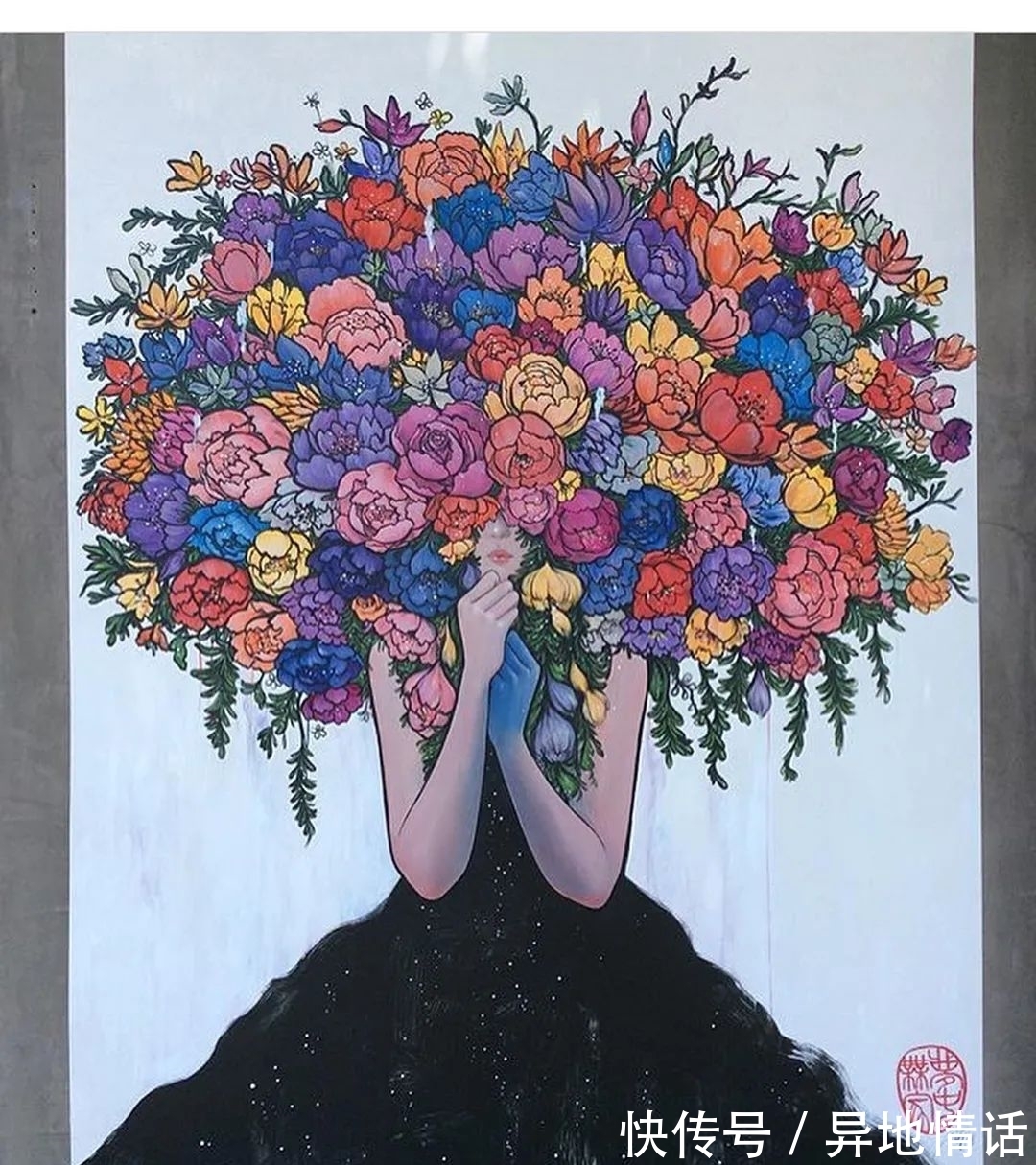 斯特拉·伊姆·赫特伯格@她手绘插画女孩,独特的气质,比任何头像壁纸还美