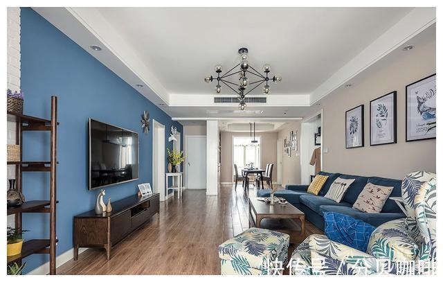 房主|129平北欧风休闲空间,文化石组合绿植,是暖意纯粹的慵懒生活