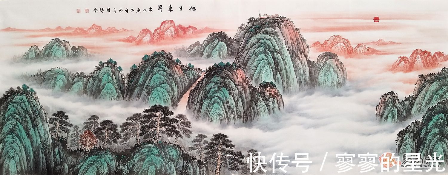 山水画&李国胜山水画 气韵悠远 给人一种走入大自然的感觉