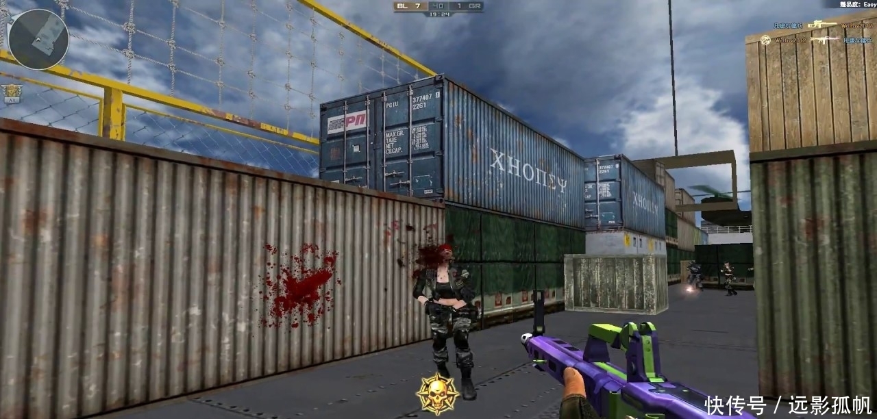 武器|CF:官方推出的EVA“联动”皮肤,配色跟初号机相同,造型超帅气