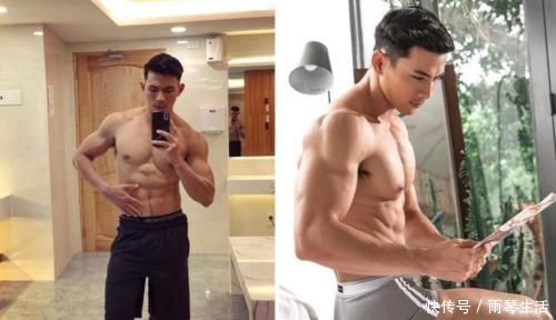 胸肌|爱机车的健身达人，用冰块盒般的八块腹肌和饱满的胸肌吸粉！