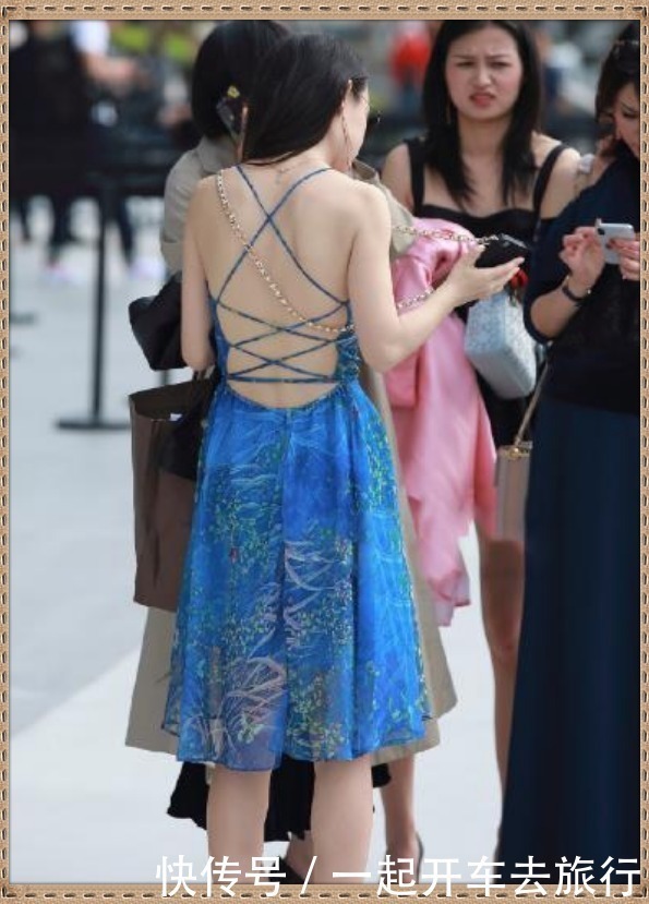 这种“沙滩裙子”穿上身很清凉,雪纺布料应该很不错吧