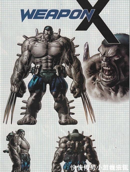 班纳博士|“合体流”绿巨人铁浩克穿战甲,与金刚狼融合帅翻了!