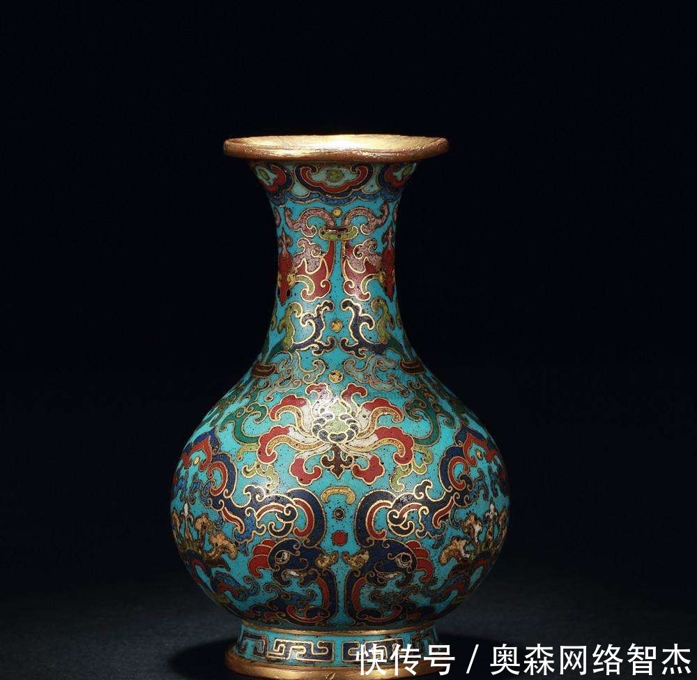 “掐丝珐琅”当时只有皇亲国戚才有幸一见!