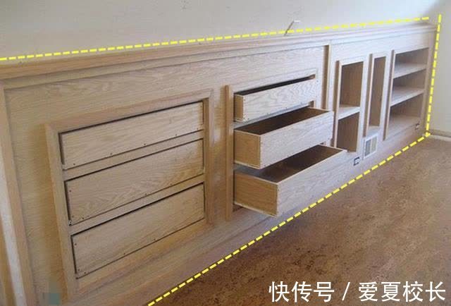效果|是我大意了,没成想连抽屉都能塞进墙里,收纳效果我服气!