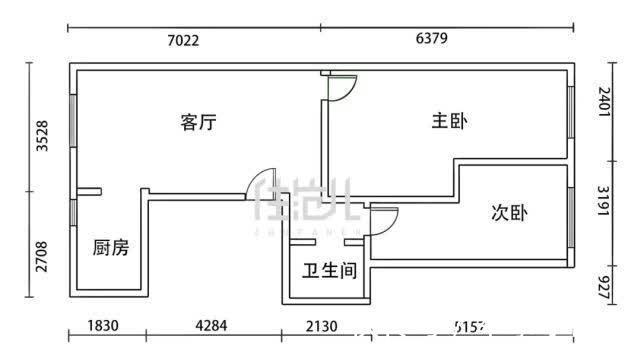 主卧|78㎡纯白色的家,爆改大三倍,还多出西厨、书房、衣帽间?!