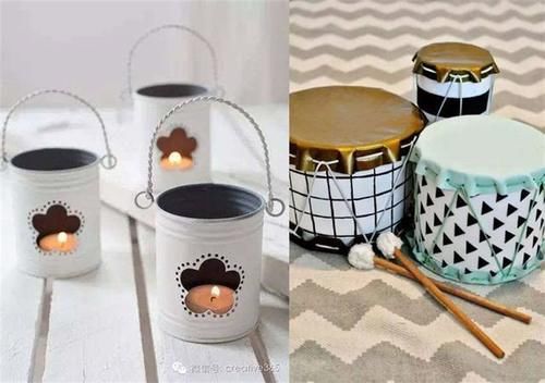  奶粉|这届父母真硬核！不仅用奶粉桶做沙发摇椅，连高难度艺术品都能做