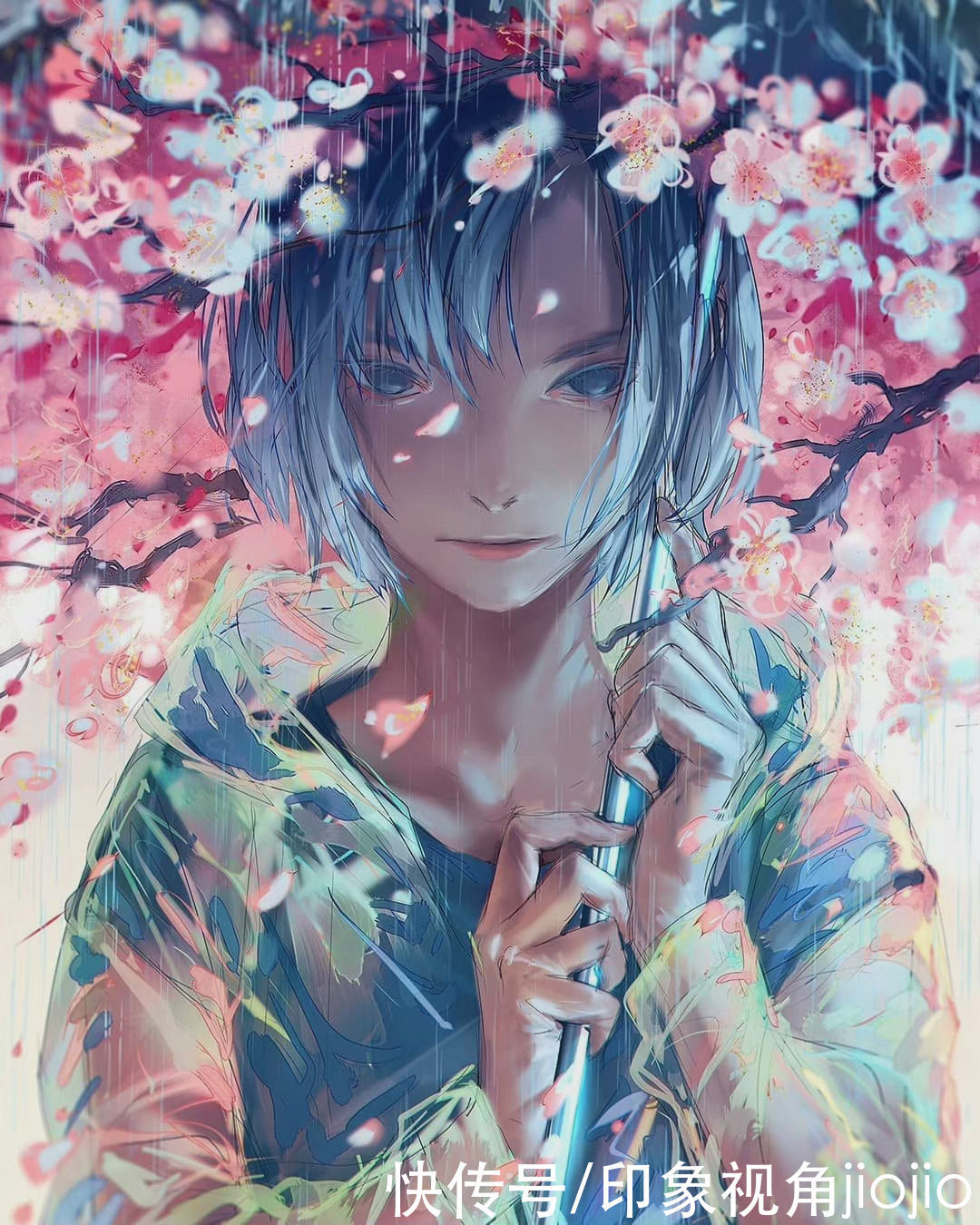 jiojio&有着梦境般画面的人物插画,通透的色彩给作品锦上添花