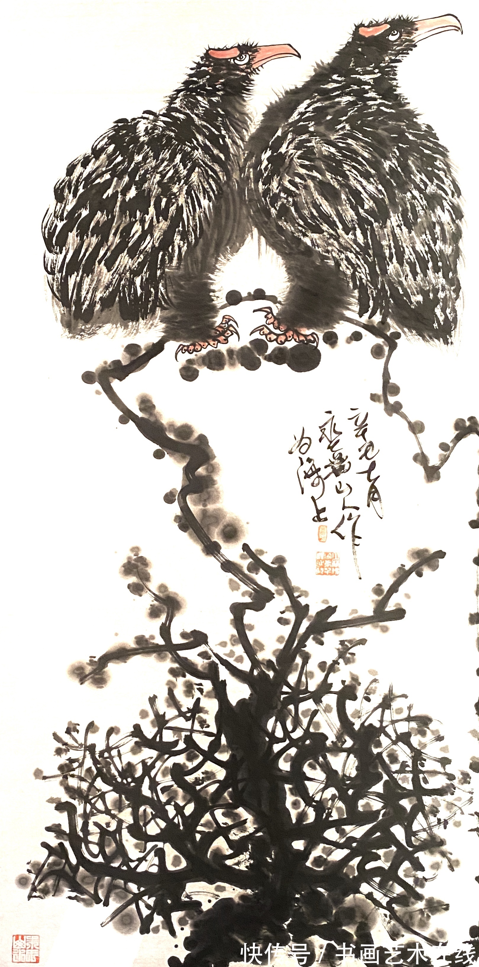 收藏价值|收藏正当时:画坛朱祖国鹰精品系列收藏价值惊人!