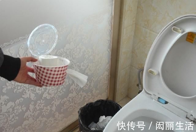 圆形|圆形打包盒你还舍得扔掉吗？放在卫生间太有创意了，省钱又实用