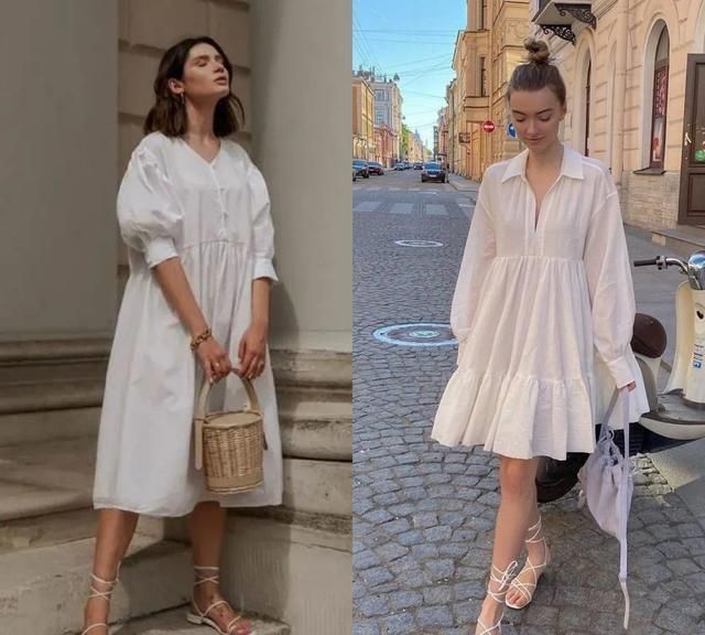 帆布鞋|把高跟鞋放一边!鞋底1cm的“平底鞋”成宠儿,搭连衣裙优雅时髦