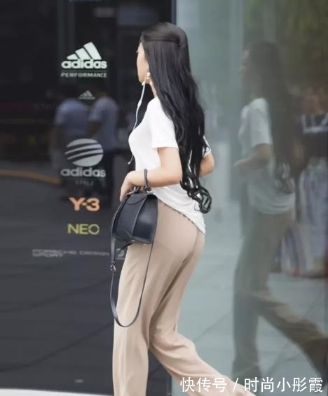 阔腿裤|气质阔腿裤搭配细高跟鞋,简直气质满满的。