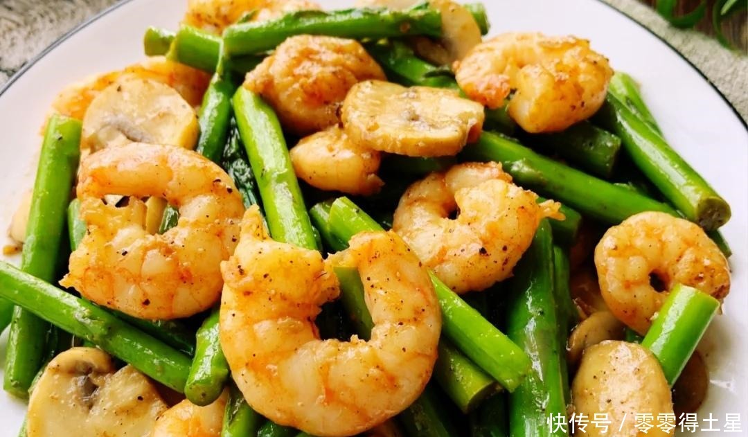 美食家常菜推荐杏鲍菇炒牛肉粒,黑椒芦笋炒虾仁,香菇滑鸡