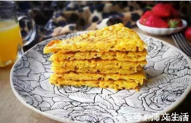 一个红薯一个鸡蛋,简单几步做出孩子爱吃的早餐饼