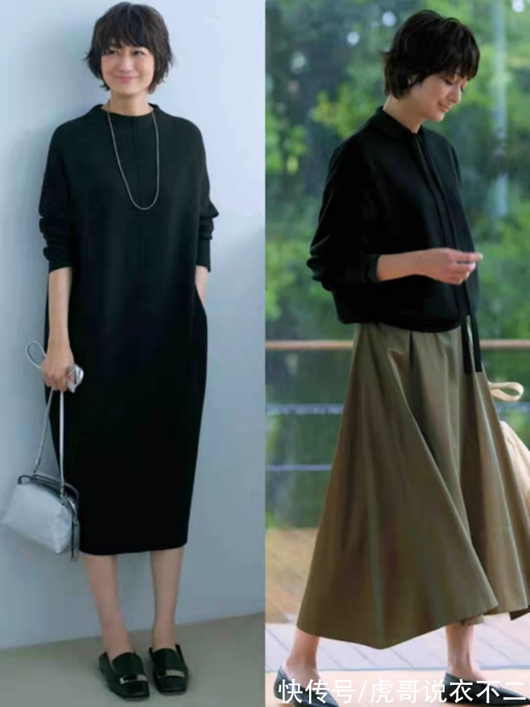 外套|秋季穿衣流行“露腰不露腿”，日系熟女亲自示范，优雅到骨子里